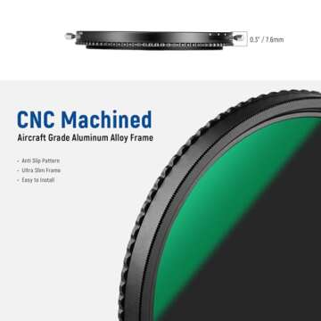 NEEWER 82mm ND Filter & CPL Filter for Photographers