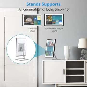 Almoz Tilt Stand for Echo Show 15 - Durable & Stylish