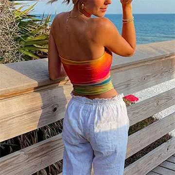 Trendy Murnouche Y2k Tube Top for Summer Fun
