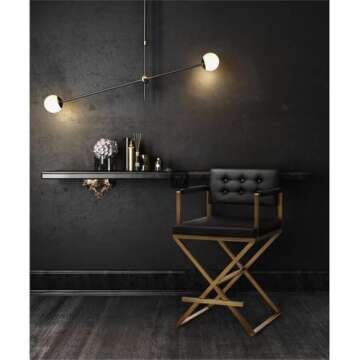 TOV Furniture Director Steel Counter Stool: Luxurious Comfort & Style