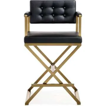 TOV Furniture Director Counter Stool - Luxury & Comfort