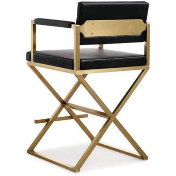 TOV Furniture Director Counter Stool - Luxury & Comfort