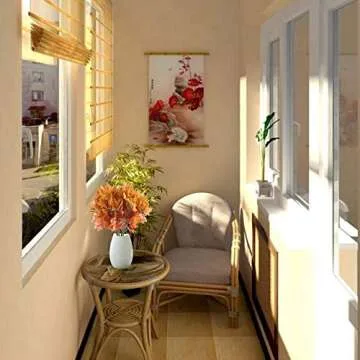 Vibrant 4 PCS Artificial Fall Floral Bundles for Decor