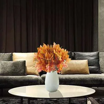 Vibrant 4 PCS Artificial Fall Floral Bundles for Decor