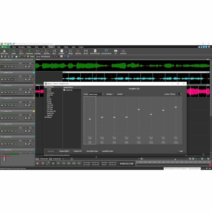 MixPad Multitrack Recording Software for Sound Mixing and Music Production [Mac Online Code]