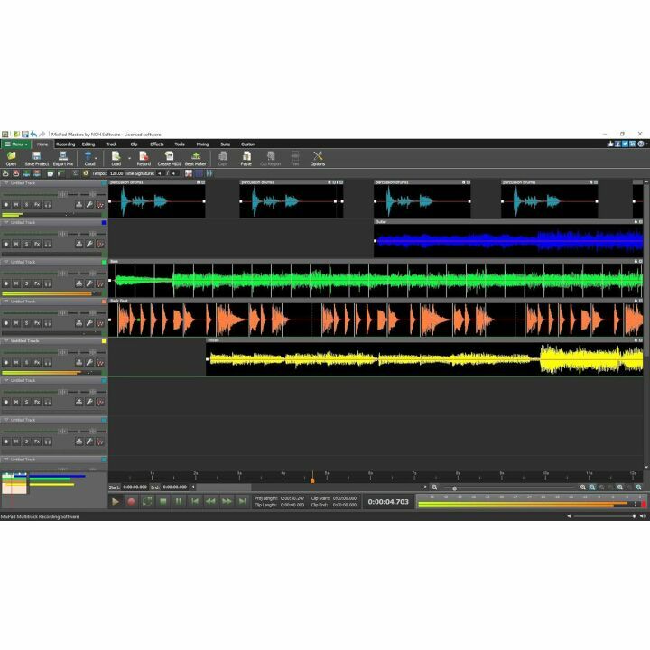 MixPad Multitrack Recording Software for Sound Mixing and Music Production [Mac Online Code]