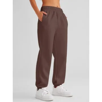 AUTOMET Women’s High Waisted Fleece Lined Sweatpants