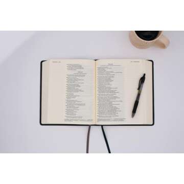 NIV, Journal the Word Bible (Perfect for Note-Taking), Leathersoft, Green, Red Letter, Comfort Print: Reflect, Take Notes, or Create Art Next to Your Favorite Verses