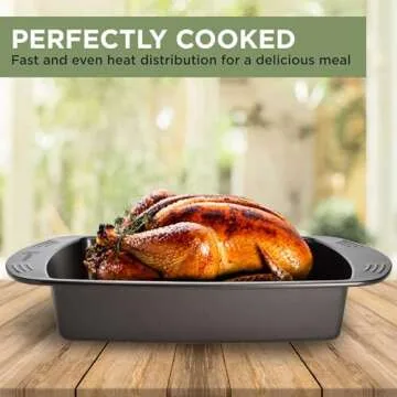 Ecolution Nonstick Roasting Pan | Premium Carbon Steel