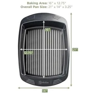 Ecolution Nonstick Roasting Pan | Premium Carbon Steel