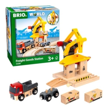 BRIO World Freight Goods Station Train Set for Kids