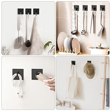 VIS'V Adhesive Hooks - Heavy Duty & Stylish for Home