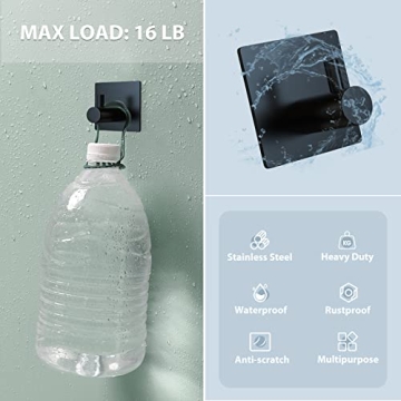 VIS'V Adhesive Hooks - Heavy Duty & Stylish for Home