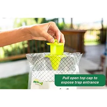 RESCUE! Big Bag Fly Trap – Disposable, Outdoor Use