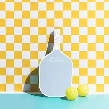 Coastal Sports Pickleball Paddle | Graphite Face & Honeycomb Polymer Core | Premium Grip | Lightweight (Sky Blue)