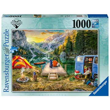 Ravensburger Calm Campsite Puzzle - 1000 Unique Pieces | Softclick Technology Ideal for Adults and K...