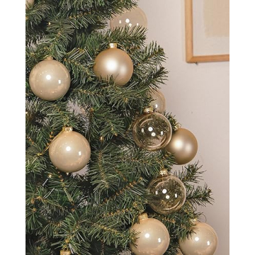 Stunning DN DECONATION Champagne Glass Ball Ornaments Set