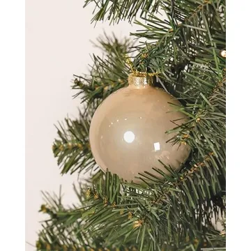 Stunning DN DECONATION Champagne Glass Ball Ornaments Set