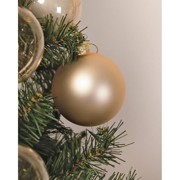 Stunning DN DECONATION Champagne Glass Ball Ornaments Set