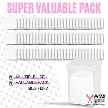 Dlux Professional - Professional Eyelash Extension Supplies, Wipes for Nail Gel Polish Remover, Eyel...