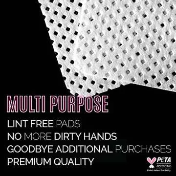 Dlux Professional Eyelash Extension Wipes - 170 Lint-Free Pads