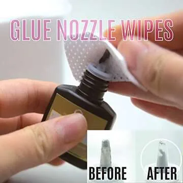 Dlux Professional Eyelash Extension Wipes - 170 Lint-Free Pads