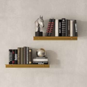 JYL HOME Floating Shelves: Elegant, Durable & Functional