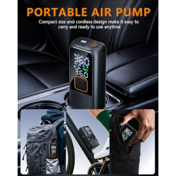 150 PSI Portable Tire Inflator with LED Light