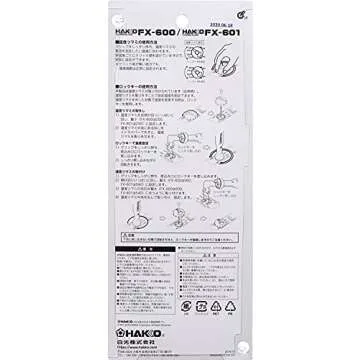 Hakko FX600 Temperature Limiting Soldering Iron for Electronics