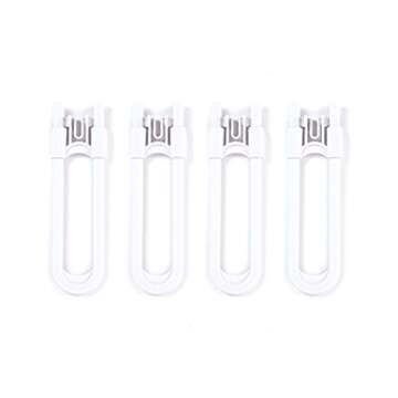 Childproof Sliding Cabinet Locks | Easy Install (4 Pack)