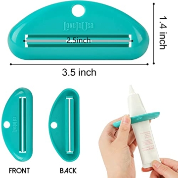 LOVEINUSA Toothpaste Tube Squeezer Dispenser 4 Pack