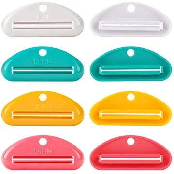 LOVEINUSA Toothpaste Tube Squeezer Dispenser 4 Pack