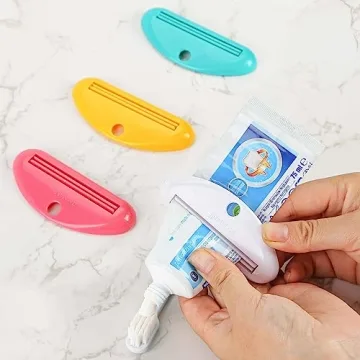 LOVEINUSA Toothpaste Tube Squeezer Dispenser 4 Pack