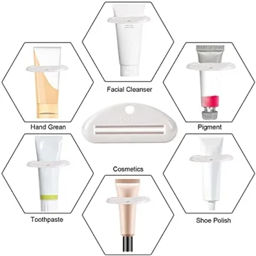 LOVEINUSA Toothpaste Tube Squeezer Dispenser 4 Pack