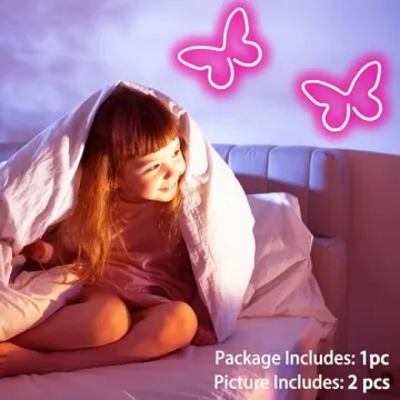 Enchanting HOHOSIGN Butterfly Neon Sign for Girls Room