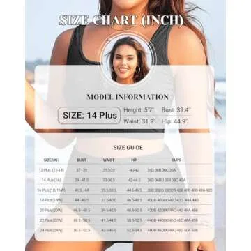 Stylish Plus Size 2 Piece Swimsuit - Flattering & Comfy