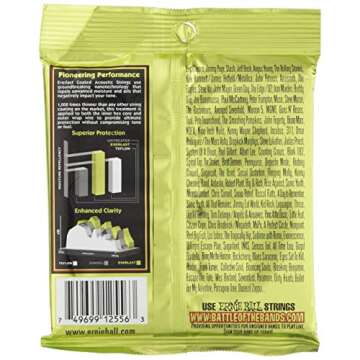 Ernie Ball Everlast Medium Light Acoustic Guitar Strings