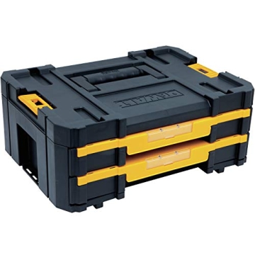 DEWALT TSTAK Tool Storage Organizer with Double Drawers - Durable & Convenient