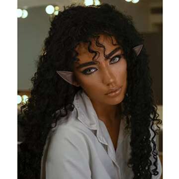 YANZHAN 15 Pair Brown Elf Ears - Elf Ears Brown Skin Cosplay for Halloween Masquerade Christmas Any Themed Party - Short Style