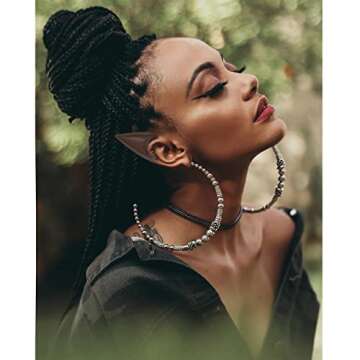 YANZHAN 15 Pair Brown Elf Ears - Elf Ears Brown Skin Cosplay for Halloween Masquerade Christmas Any Themed Party - Short Style