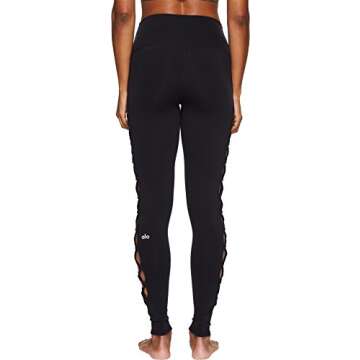 Alo Yoga Women's Interlace Legging, Black, S