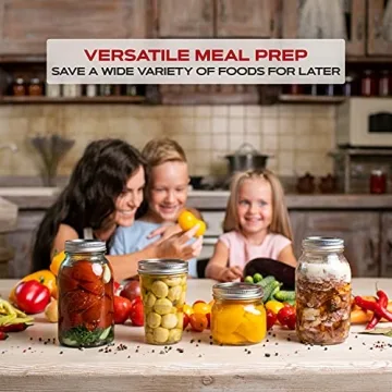 FORJARS 24-Pack Wide Mouth Canning Lids for Airtight Seals