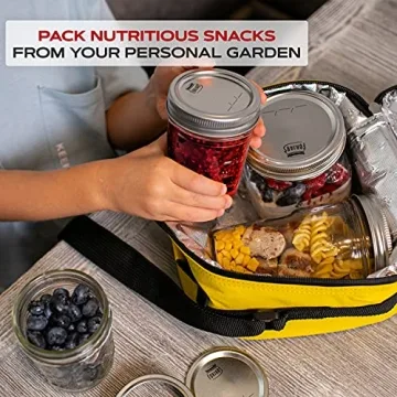 FORJARS 24-Pack Wide Mouth Canning Lids for Airtight Seals