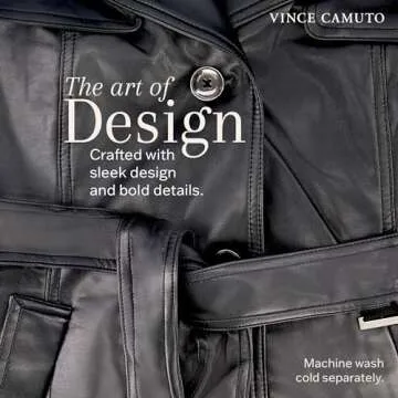 Vince Camuto Faux Leather Jacket for Women in Winter Styles