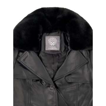 Vince Camuto Faux Leather Jacket for Women in Winter Styles