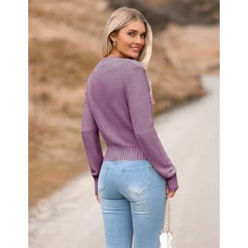 Trendy Zeagoo Women's Cropped Sweater for Fall