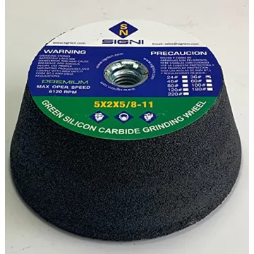Flaring Cup Grinding Stone - 5x2x5/8-11 - Perfect for Granite and Concrete