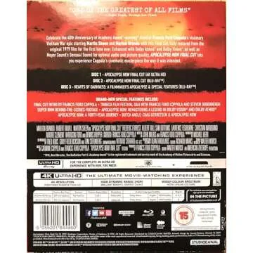 Apocalypse Now: Final Cut (Special Edition 3-Disc Set) [4K UHD + Blu-ray] [Region Free]