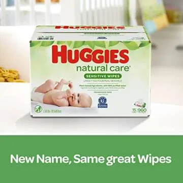 Huggies Natural Care Baby Wipes - Gentle and Effective