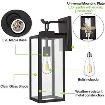 Hykolity Outdoor Hinged Artificial Christmas Tree